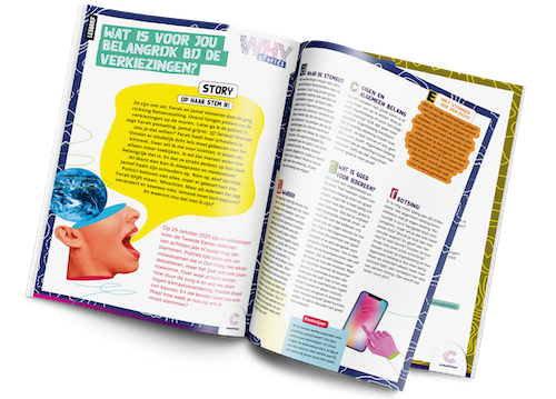 WHY stories Lesbrief verkiezingen 2025 - mockup klein
